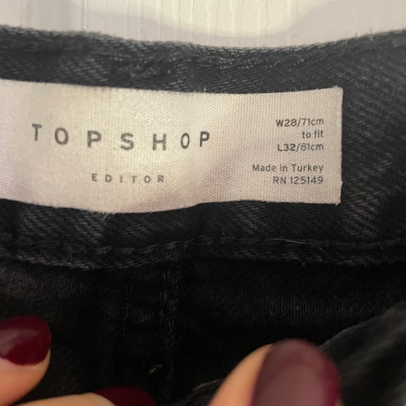 Top Shop Straight Leg Denim - Picture 5 of 5